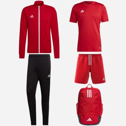Conjunto de produtos adidas Entrada 22 para Criança. Fato de treino + Jersey + Calções + Saco (5 itens)