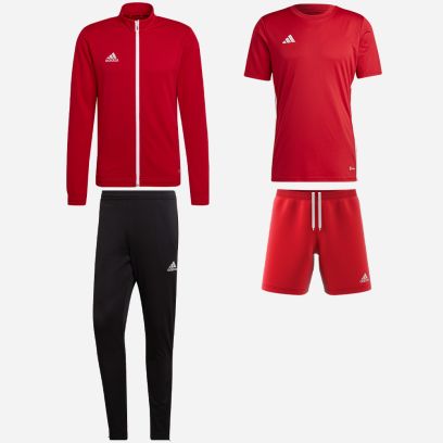Pack adidas Entrada 22 (4 pièces) | Veste de survêtement + Pantalon de survêtement + Maillot + Short |