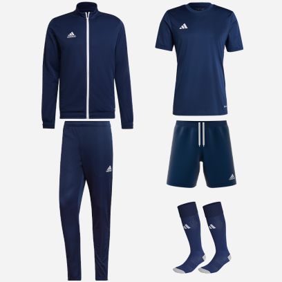 Product set adidas Entrada 22 for Kids. Track suit + Jersey + Shorts + Socks (5 items)