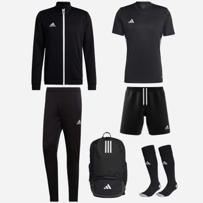 Product set adidas Entrada 22 for Kids. Track suit + Jersey + Shorts + Socks + Bag (6 items)