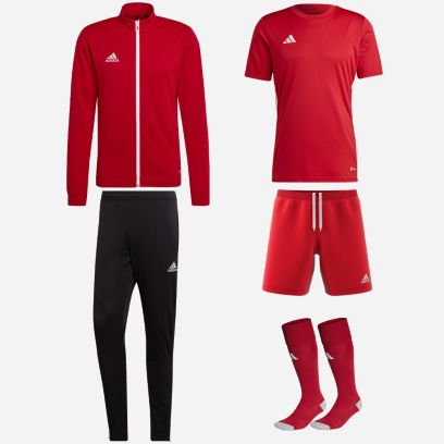 Pack adidas Entrada 22 (5 pièces) | Veste de survêtement + Pantalon de survêtement + Maillot + Short + Chaussettes |
