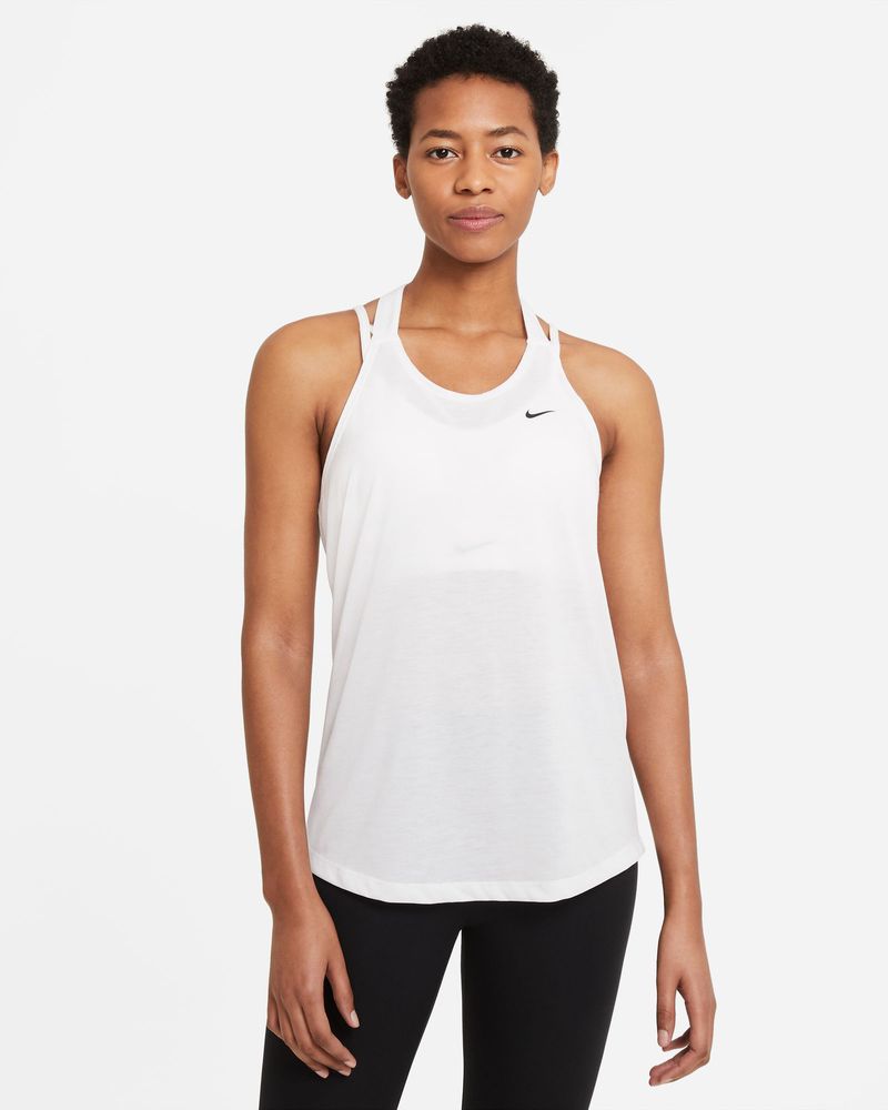 Women's Nike Dri-Fit White Training Tank - DA0370-100