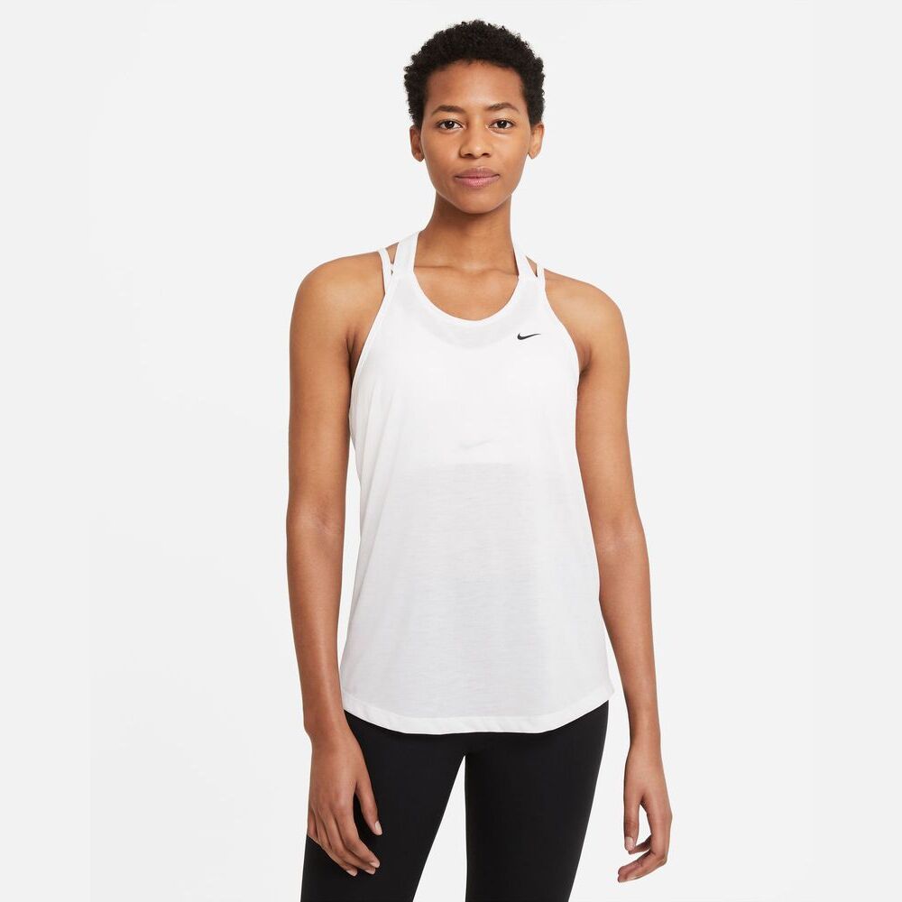 Women's Nike Dri-Fit White Training Tank - DA0370-100