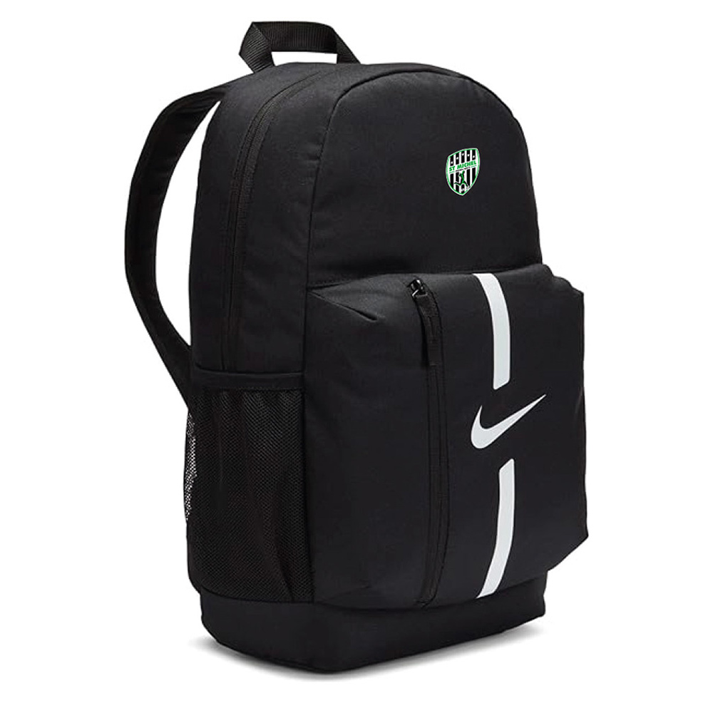 swoosh faux fur jacket