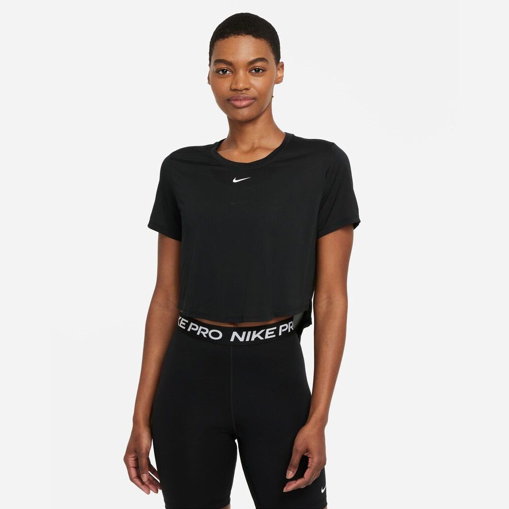 Crop top nike noir sales