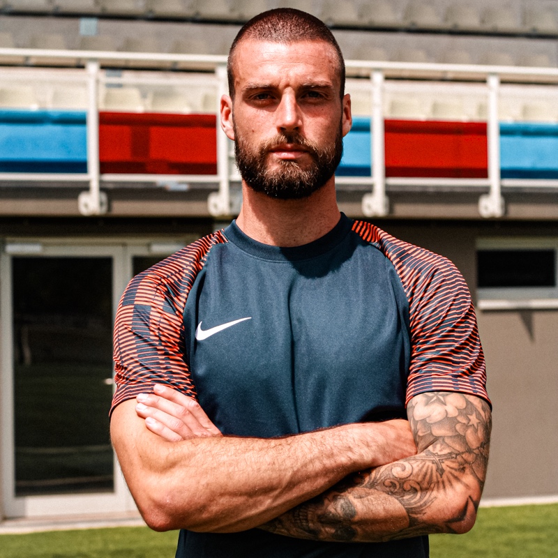 Nike Academy Men's Jersey - DH8031-411 - Navy \u0026 Red | EKINSPORT