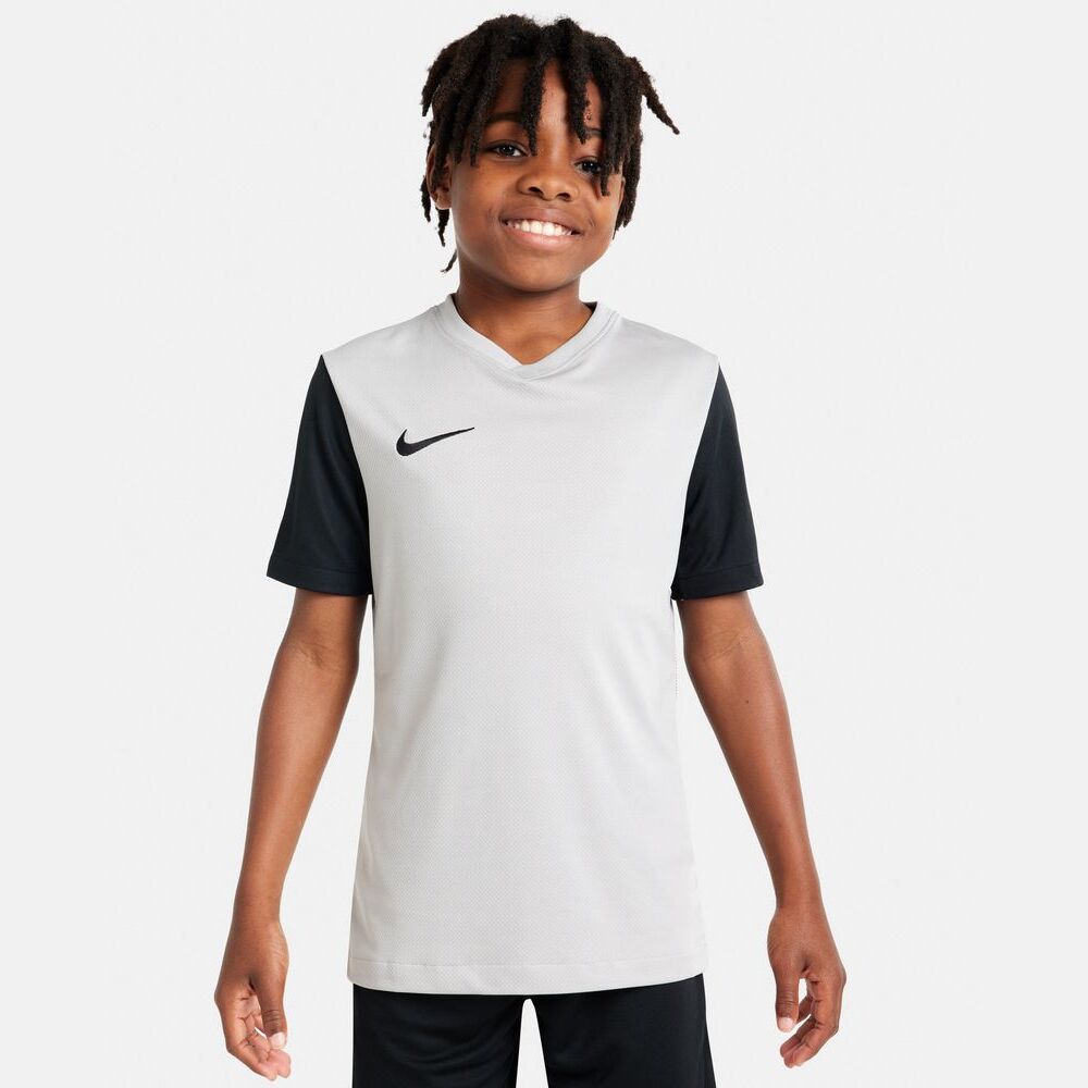 Maillot Nike Dri FIT Tiempo Premier II pour Enfant DH8389 052 Gris EKINSPORT