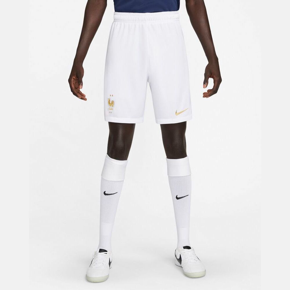 Short de Football FFF 2022 23 Stadium Home pour Homme DN0731 100