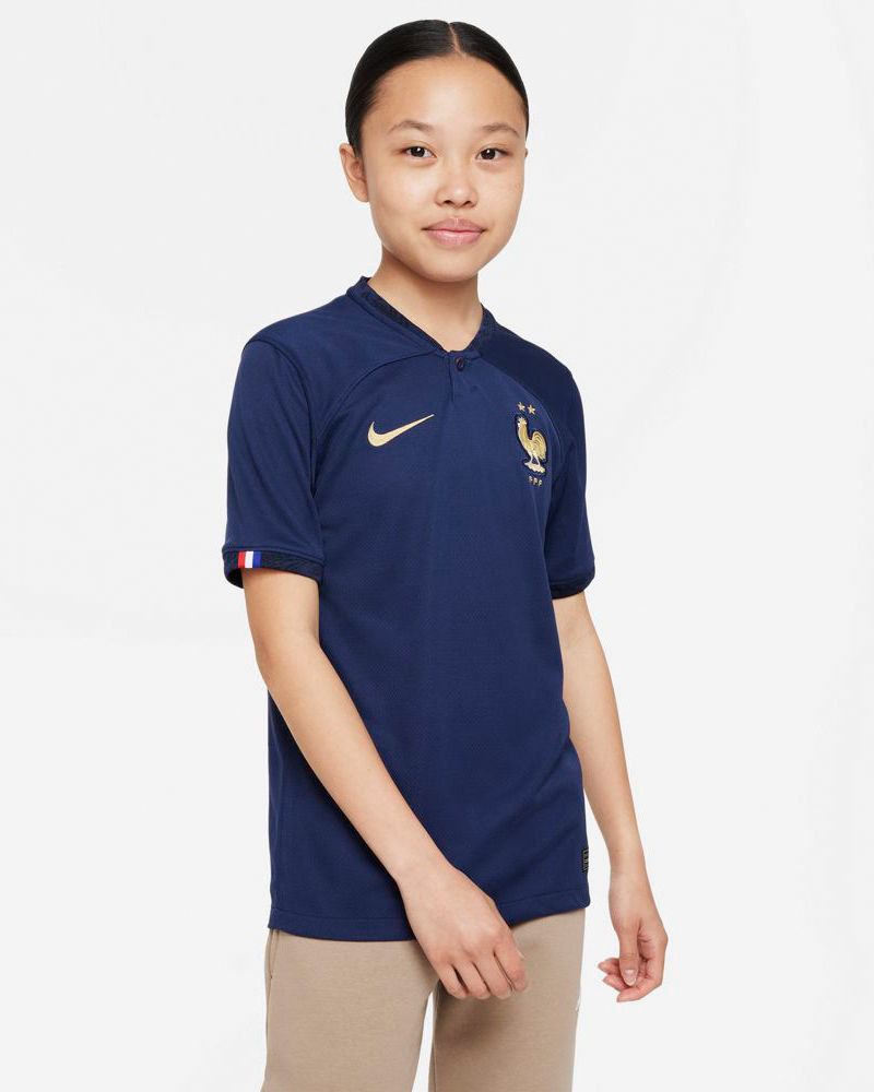 T-shirt enfant équipe de France 2022 2023 personnalisable foot