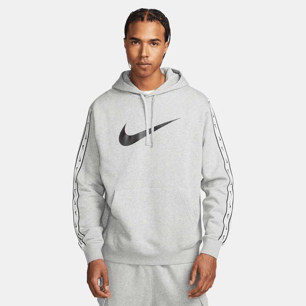 hoodie gris nike homme