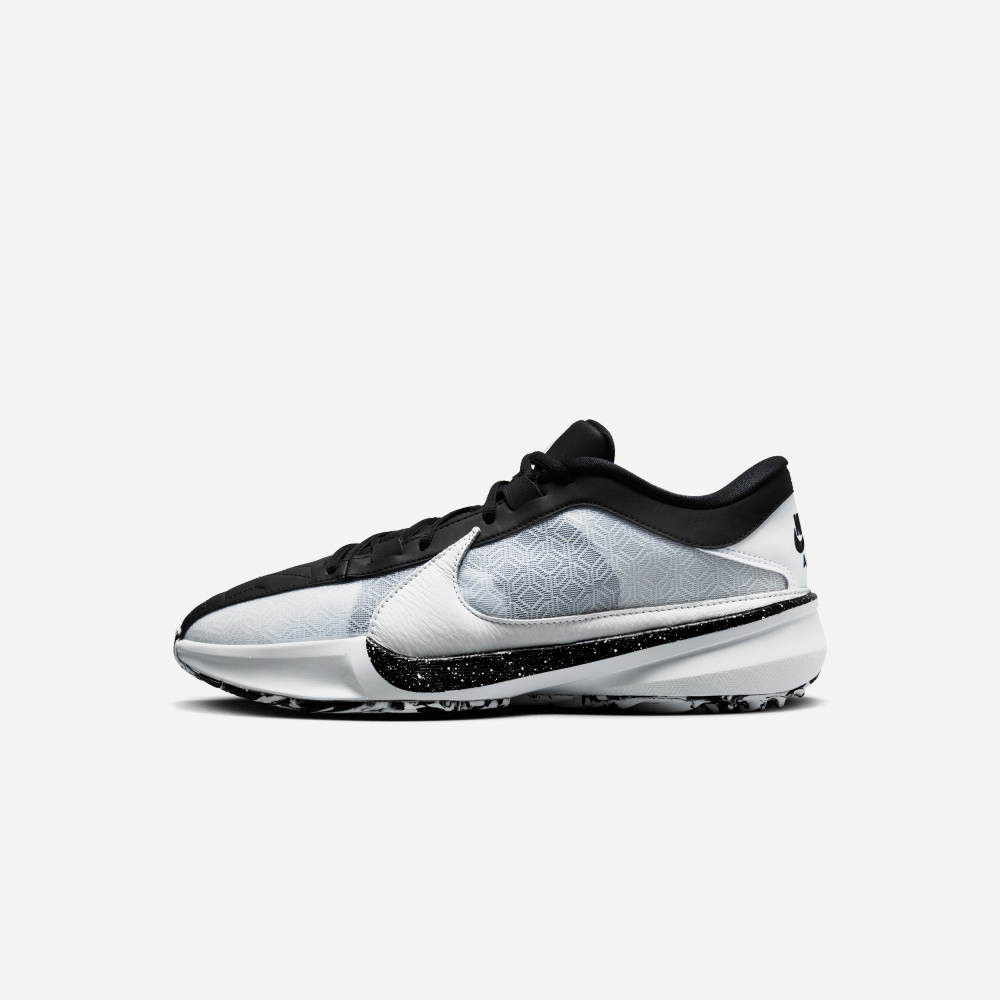 Scarpe da basket Freak 5 bianche e nere da uomo EKINSPORT
