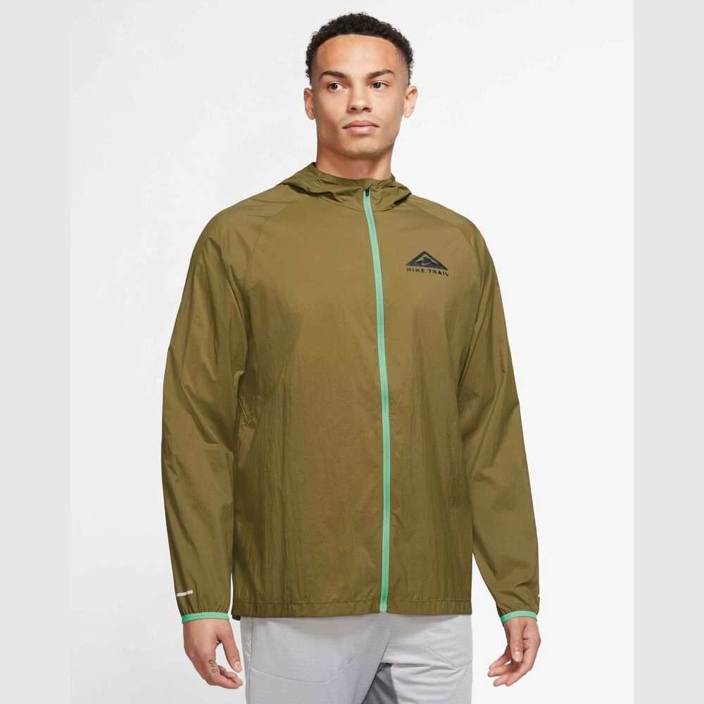 Chaqueta de trail Nike Nike Trail Verde oliva para Hombre DX6883