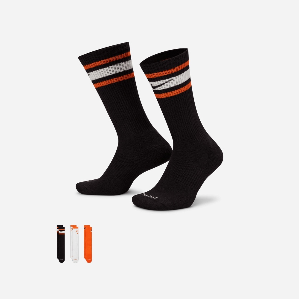 Set of 3 pairs of Nike Everyday Plus Cushioned Crew socks EKINSPORT