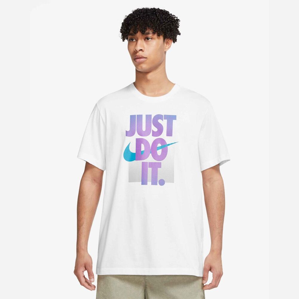 T-shirt Noir Homme Nike Just Do It Swoosh