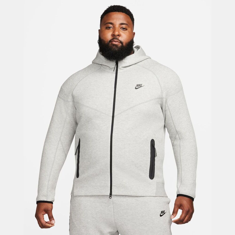 Sweat zippe a capuche Nike Tech Fleece Windrunner Gris pour Homme EKINSPORT