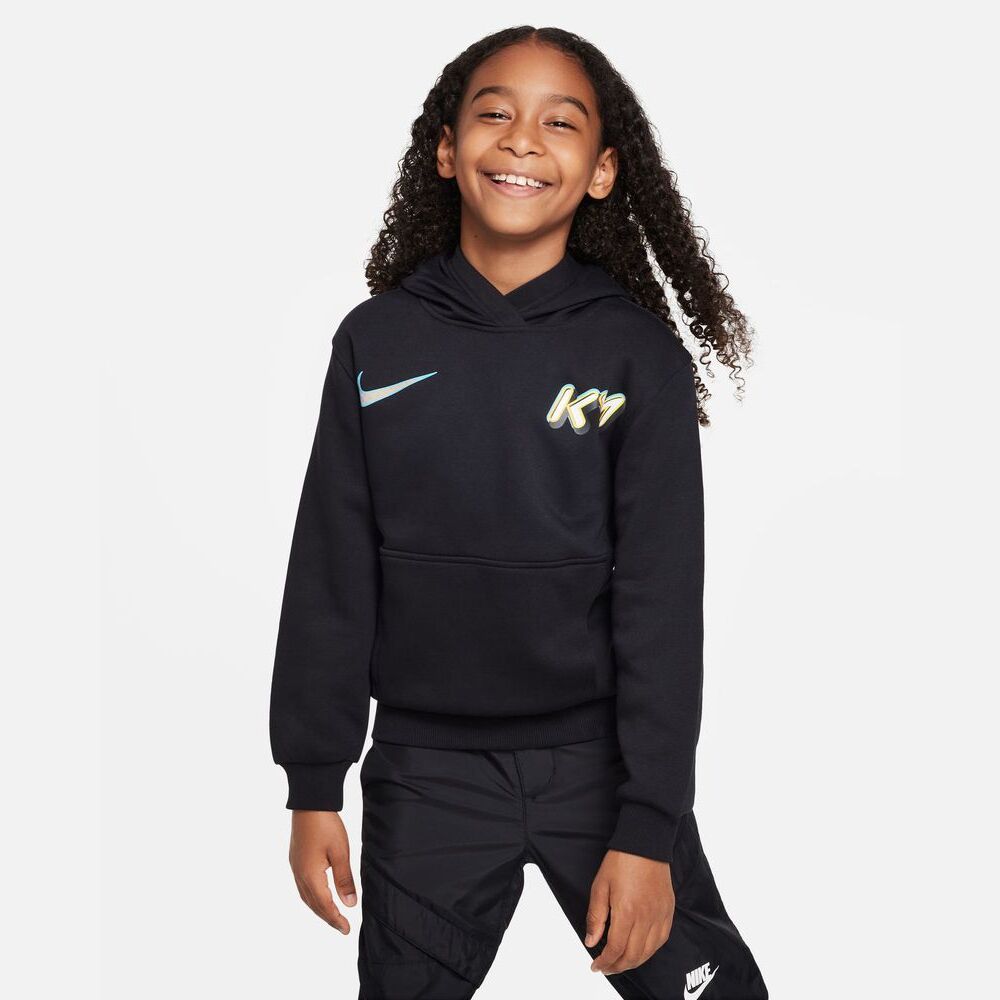 Sweat à capuche KM Noir pour Enfant