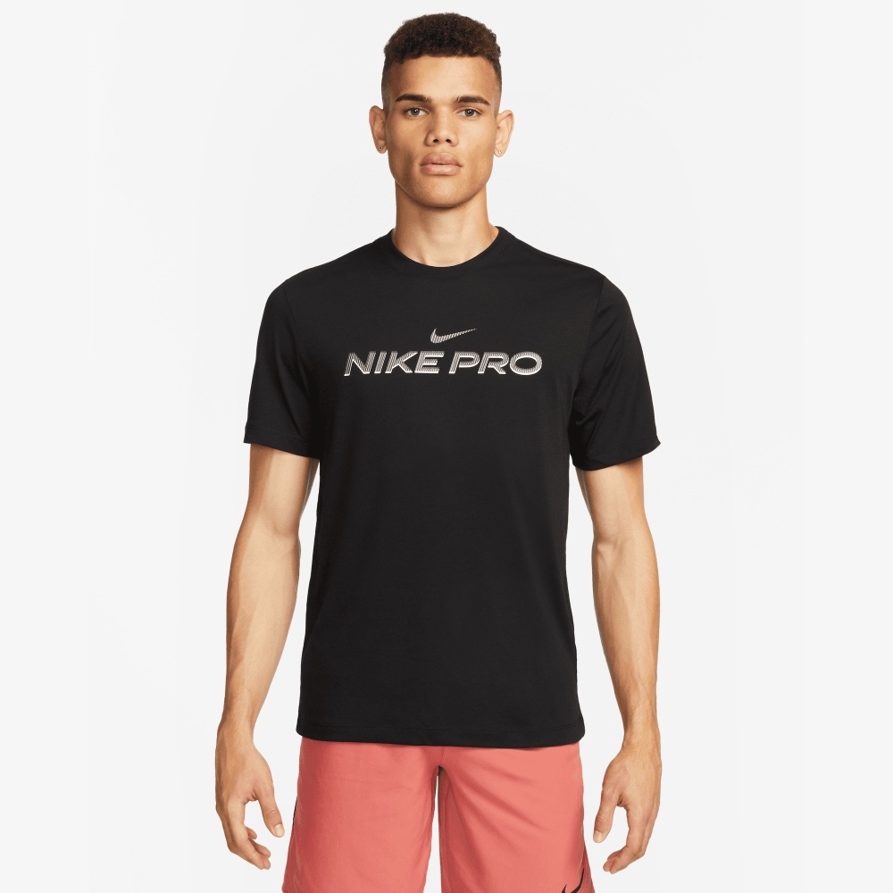 Men s Nike Dri Fit Black Fitness T Shirt EKINSPORT
