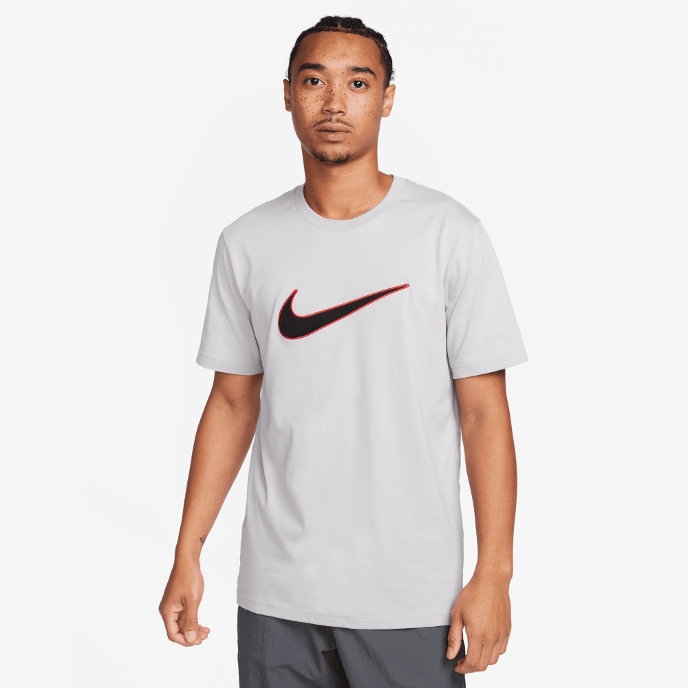 Maglietta Nike Sportswear SP grigia e nera da uomo EKINSPORT