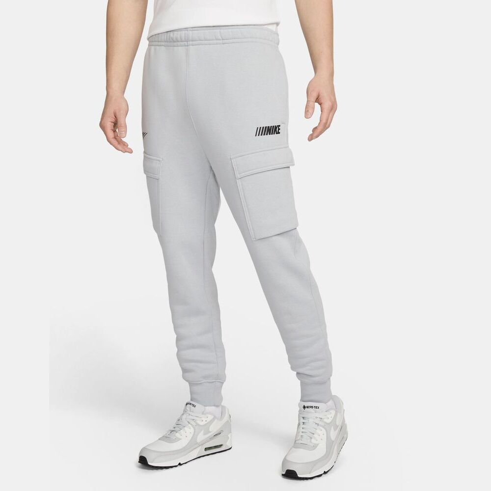 Calças Nike Sportswear Standard Issue Fleece Cargo Cinzentas para homem