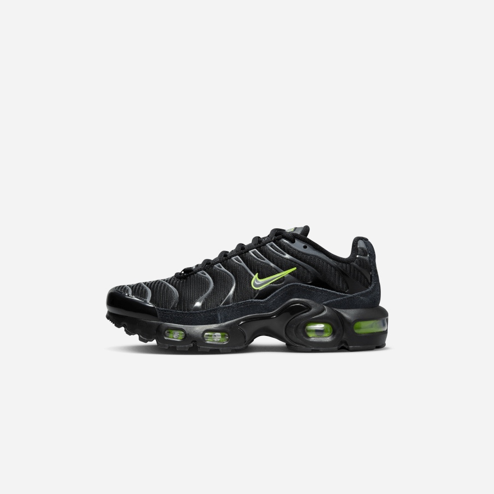 nike air max plus youth black
