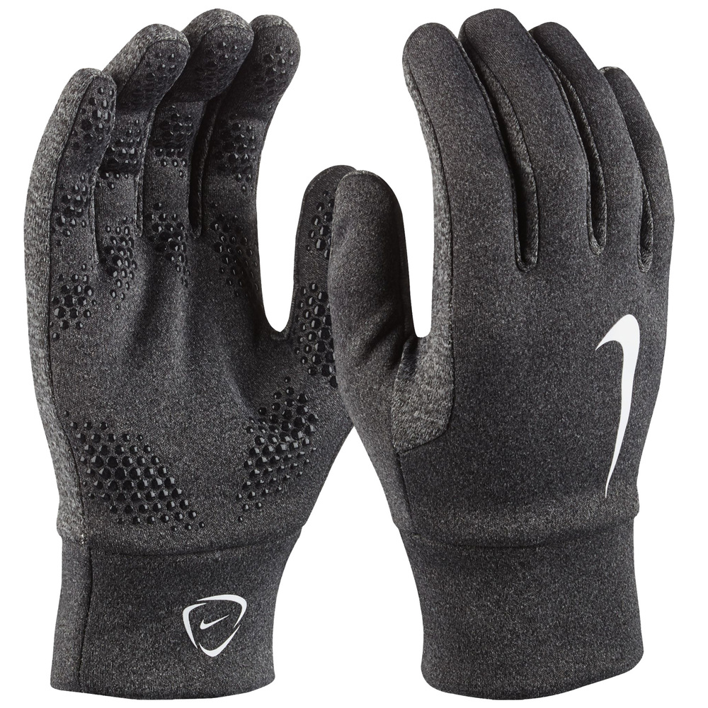 Gants joueurs Nike gris noir sur