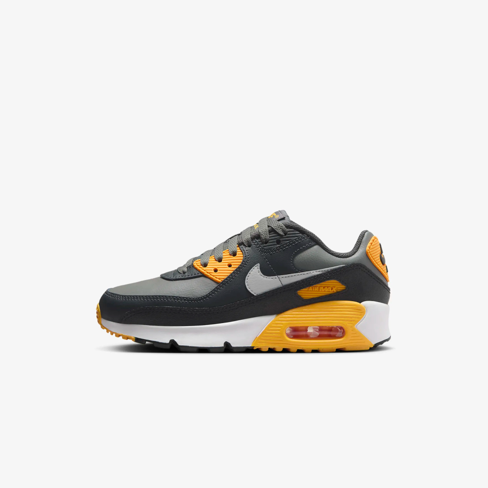Chaussures Nike Air Max 90 Gris Jaune pour Enfant EKINSPORT