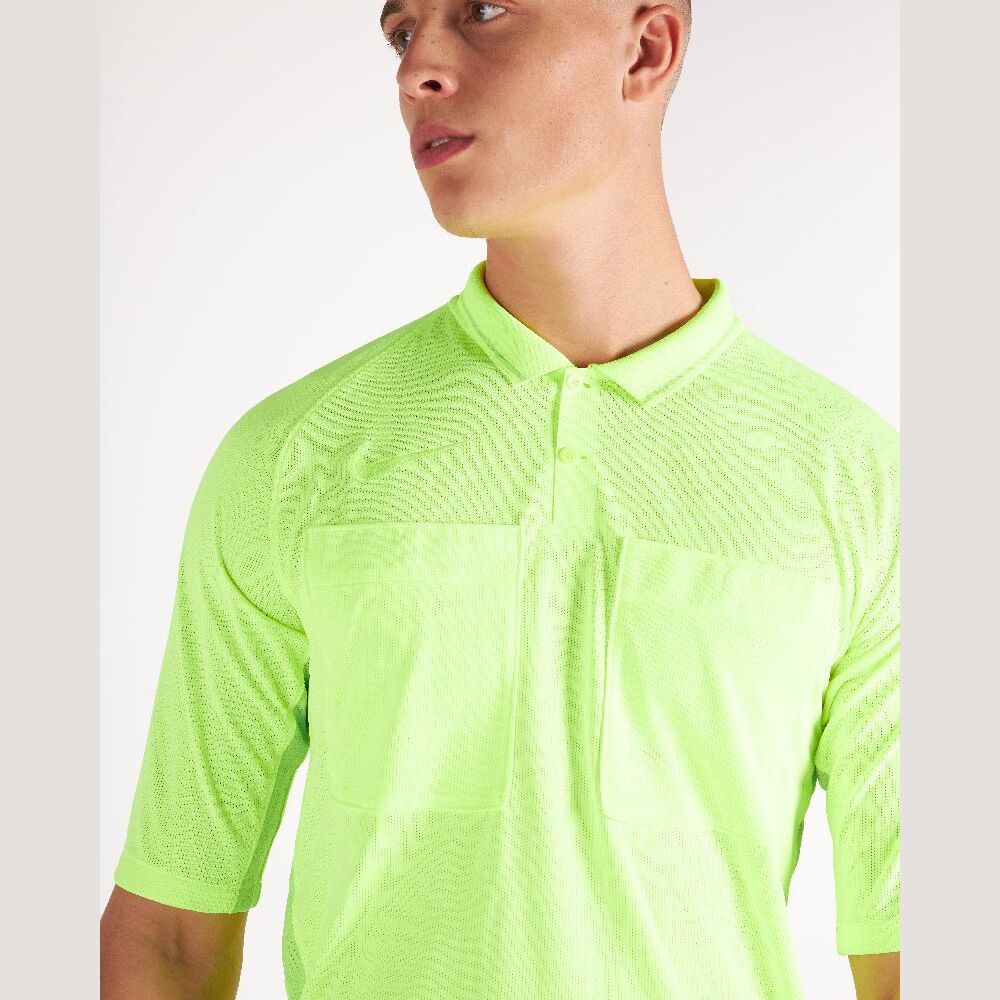 Maillot Arbitre Football T-shirt D'arbitre Football 2025 - Noir Et Blanc - Manches Courtes - Polyester Logo Maillot Arbitre