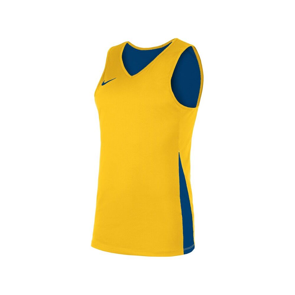 Maillot de basket bleu et sale jaune