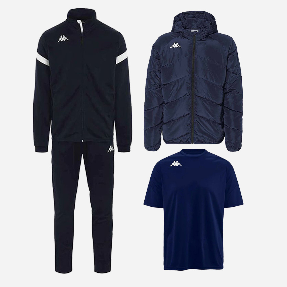 Confezione Kappa Dalcito 3 pezzi Tuta Maglia Giacca foderata EKINSPORT