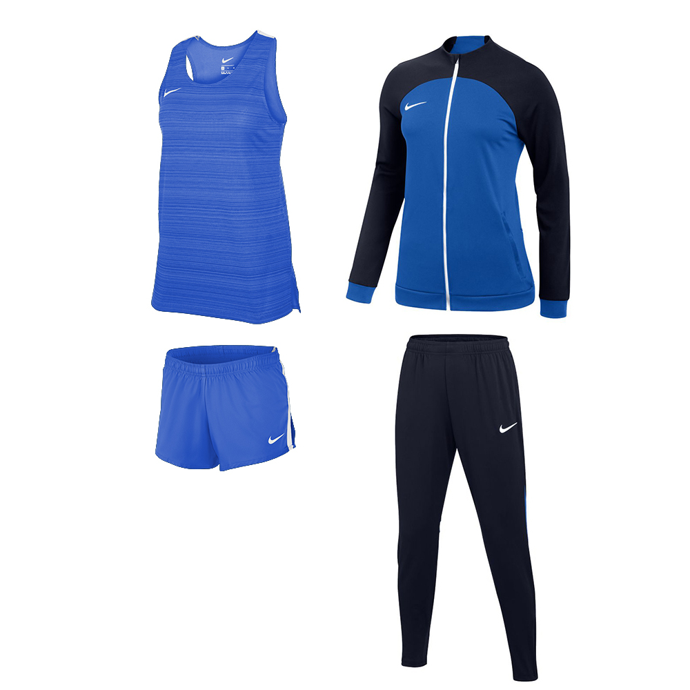 Veste De Survêtement Athleta Femme XS Bleu-orange, Crop Running, état Impeccable