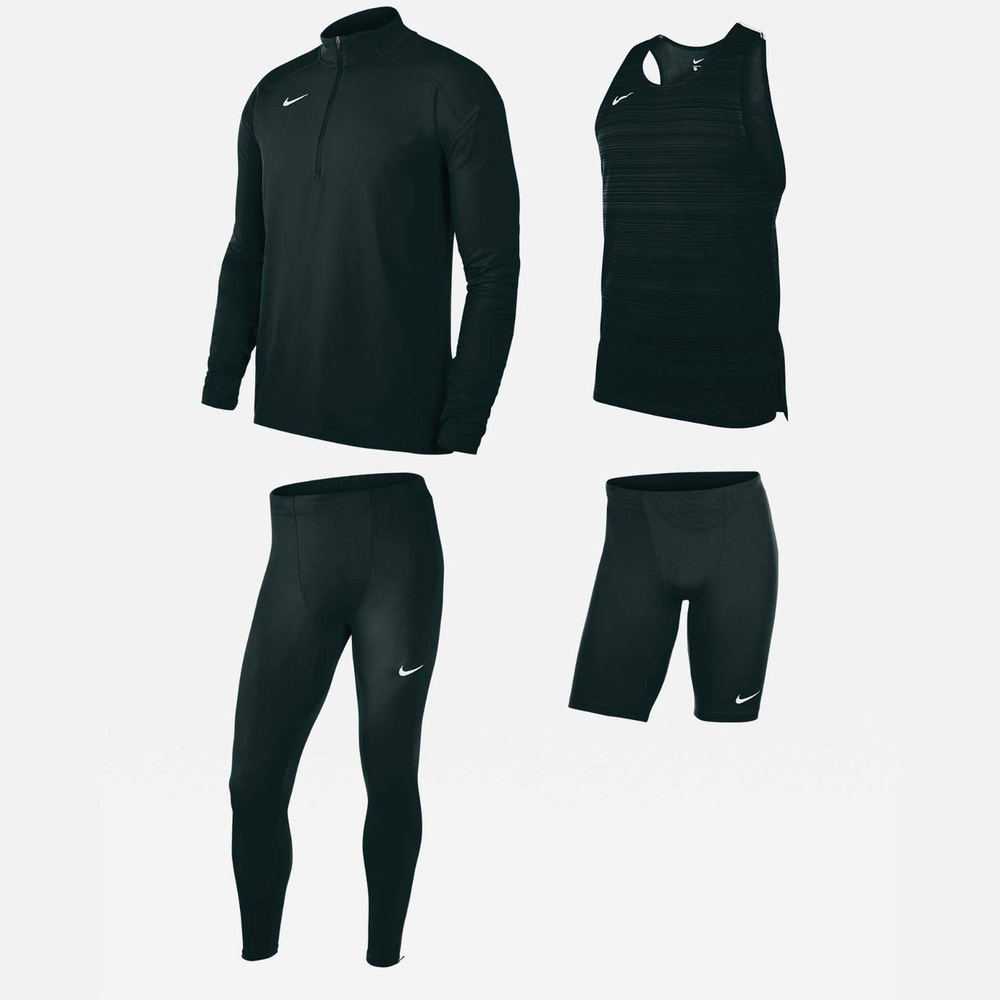 Ensemble de Vêtement Sport Homme - Fitness Running - Noir