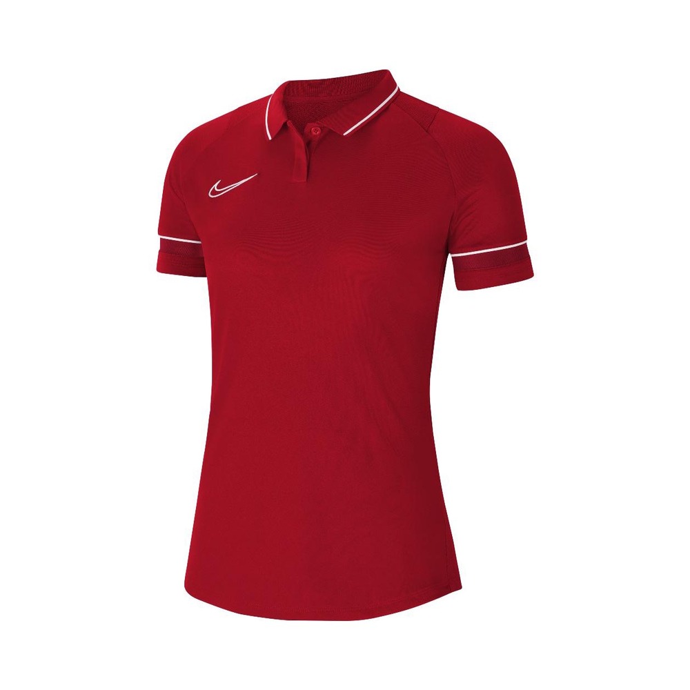 Nike Women s Dri FIT Academy 21 Polo CV2673 657 Red EKINSPORT
