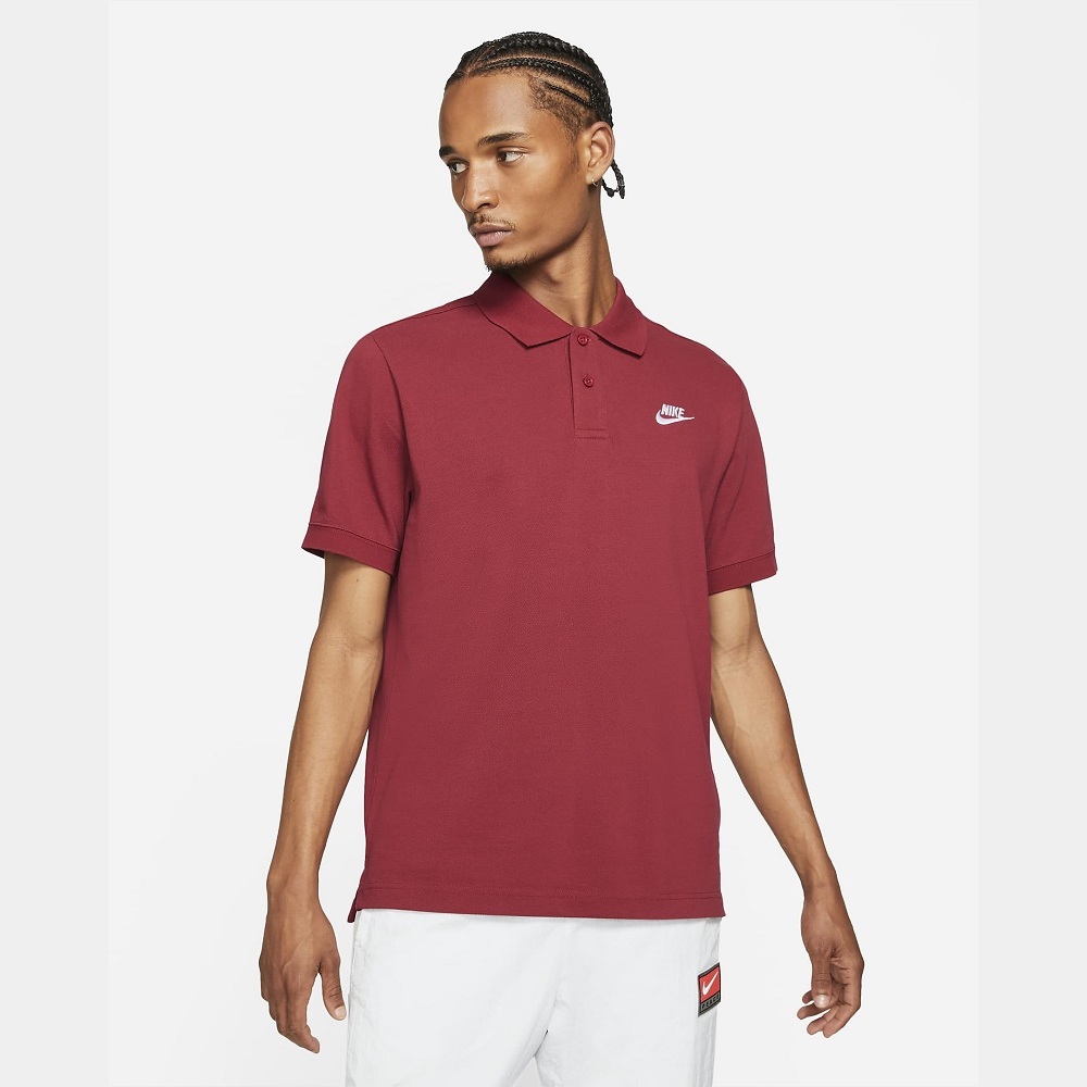 Eervol Polair Surichinmoi Nike Men's Sportswear Polo - CJ4456-690 - Bordeaux | EKINSPORT