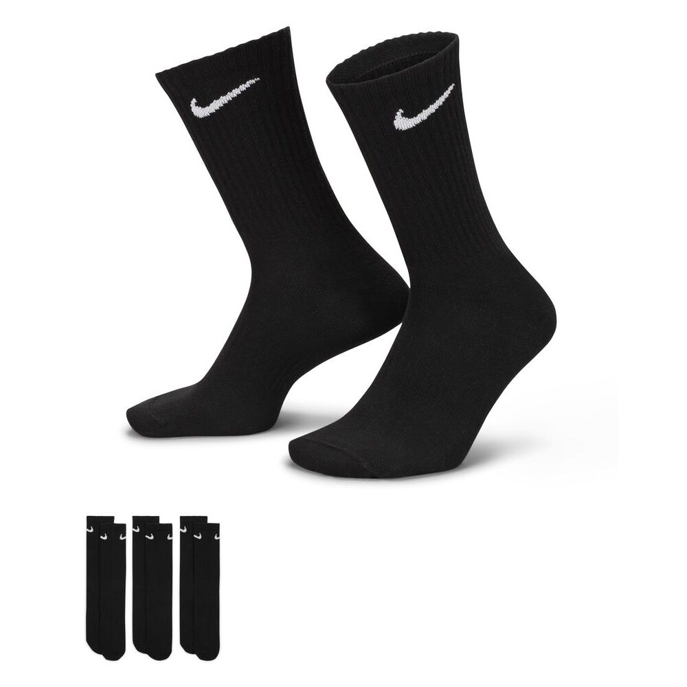 Lot de 3 paires de chaussettes Nike Everyday Lightweight Crew - SX7676-010  - Noir