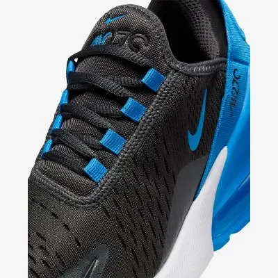Chaussures Nike Air Max 270 Blanc Bleu Royal pour Enfant EKINSPORT