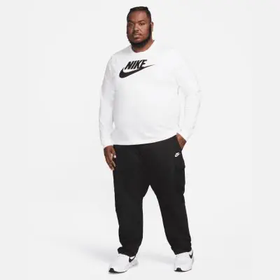 T shirt manche longue nike blanc on sale