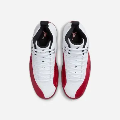 Air Jordan 12 Retro White Red Men s Shoes EKINSPORT