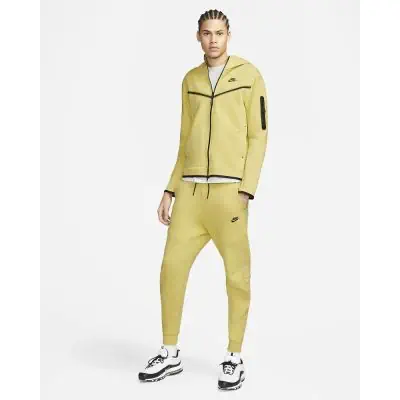Nike tech fleece tracksuit yellow new arrivals