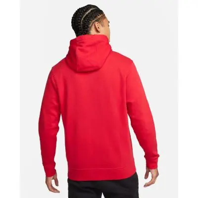 Nike team club hoodie red online