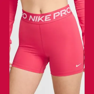 Women s Nike Pro Pink White Short EKINSPORT