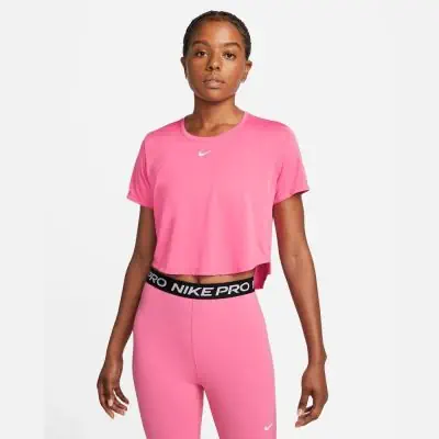 T shirt Nike Dri FIT One Standard Fit Cropped Top pour Femme DD4954 EKINSPORT