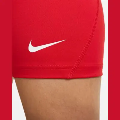 Nike Pro Strike Bib Tight Vermelho para mulher EKINSPORT