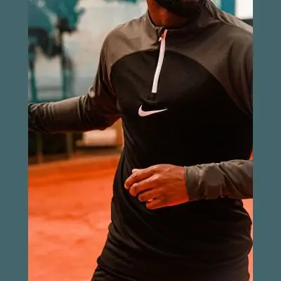 Nike Men s Dri FIT Academy Pro Training Top zip DH9230 011 Black Charcoal EKINSPORT
