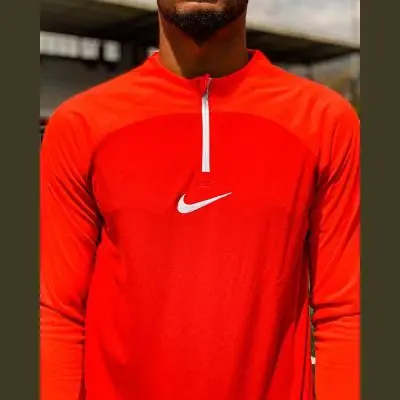 Nike Men s Dri FIT Academy Pro Training Top zip DH9230 635 Crimson Red EKINSPORT