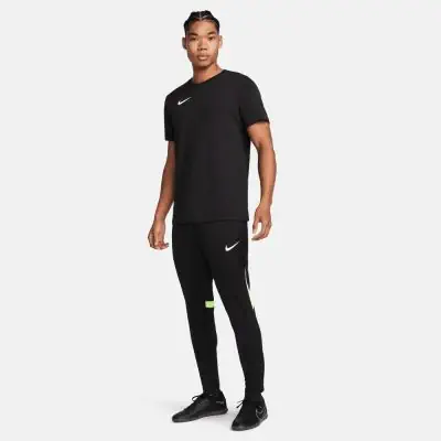 Pantalone Nike Dri FIT Academy Pro Uomo DH9240 010 Nero e giallo fluorescente EKINSPORT