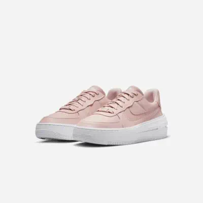 Scarpe Nike Air Force 1 PLT.AF.ORM rosa e bianche da donna EKINSPORT