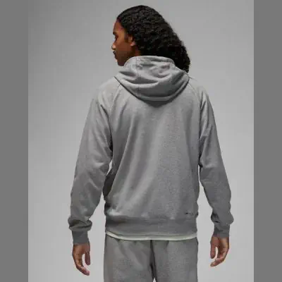 Men s Jordan Dri Fit Sport Crossover Grey Hoodie DQ7327 091 EKINSPORT