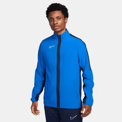 Woven Nike Men s Dri FIT Academy 23 Jacket DR1710 451 Navy Royal Blue EKINSPORT