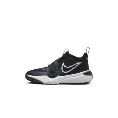 Zapatillas Baloncesto Nike Team Hustle D 11 Blanco y Negro Nino DV8996 002 EKINSPORT