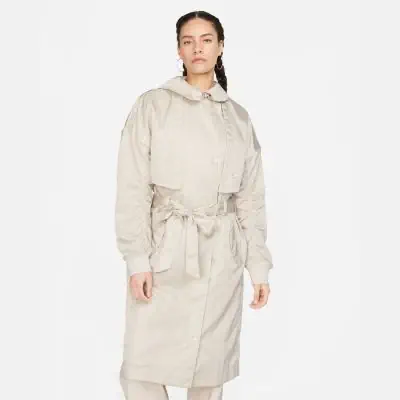 Women s Nike Sportswear Essentials Beige Jacket EKINSPORT